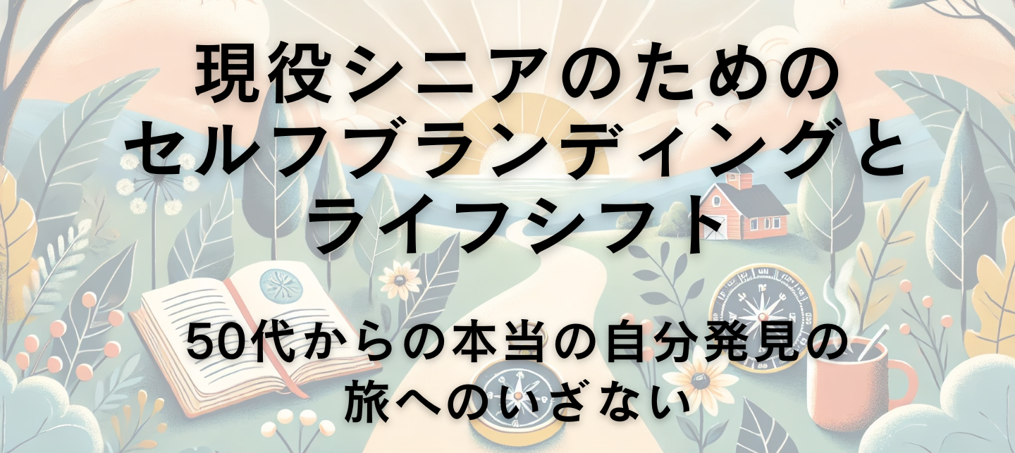 現役シニアのためのセルフブランディングとライフシフト：50代からの新しい自分発見の旅へのいざない